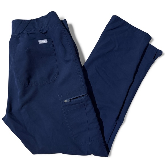 FIGS Women’s Medium Navy Scrub Pants Slim Fit Tapered Leg Technical Collection - Picture 4 of 6